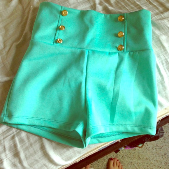 ❌SOLD❌ Tiffany blue sailor shorts
