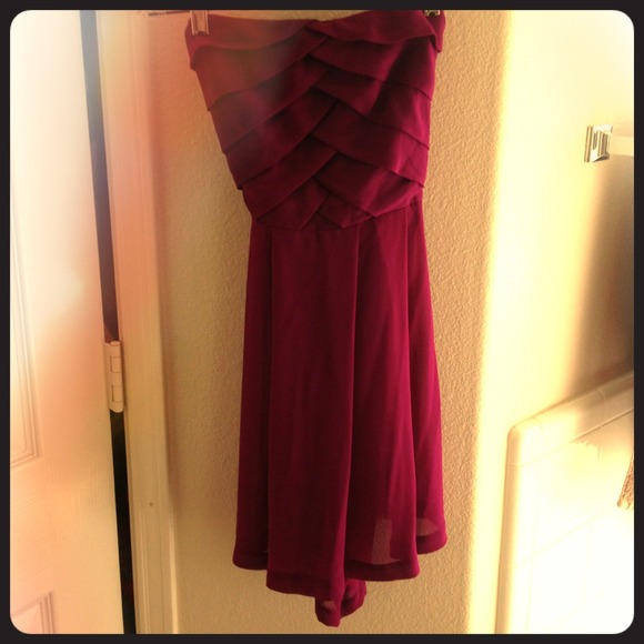 Express magenta cocktail dress