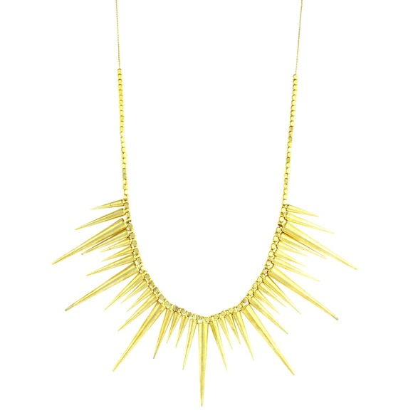 Gold/Silver Spike Necklace