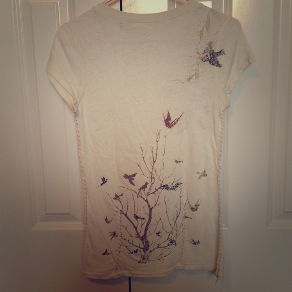 Miss Me Cotton/Linen Tee - Picture 1 of 3