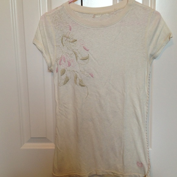 Miss Me Cotton/Linen Tee - Picture 3 of 3