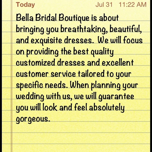 About Bella Bridal