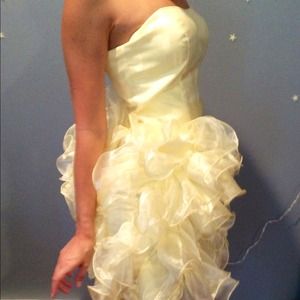 Pale Daffodil Yellow Dress