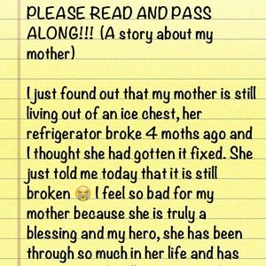 Please read my story and pass along