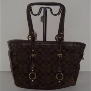 COACH BROWN TOTE