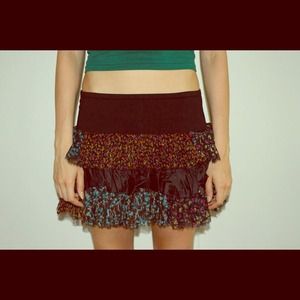 Free People: ruffled skirt