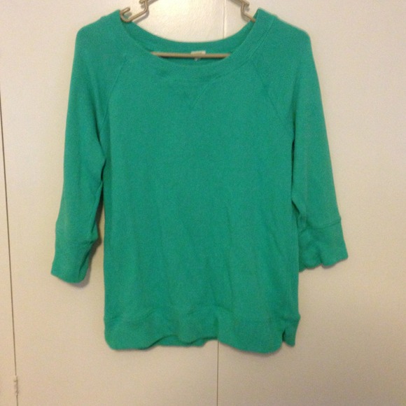 ❌SOLD❌ J Crew seafoam slouchy sweatshirt