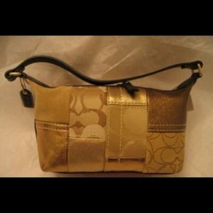 Coach bag with patch work