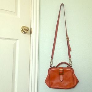 Orange Leather Fossil Purse
