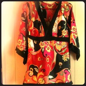 Paisley Polyester Medium - XSmall top