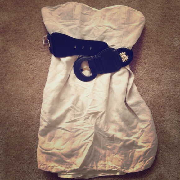 cream cocktail dress