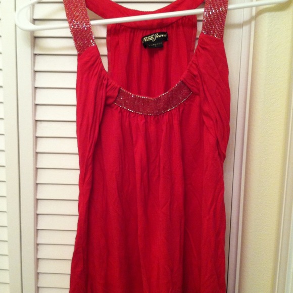 Hot pink/fuschia GUESS top