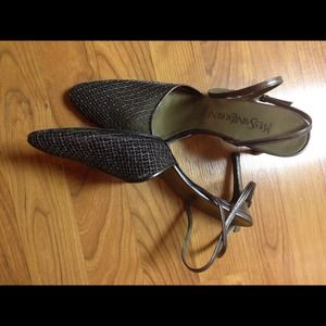 Yves Saint Laurent strappy heels/sandals