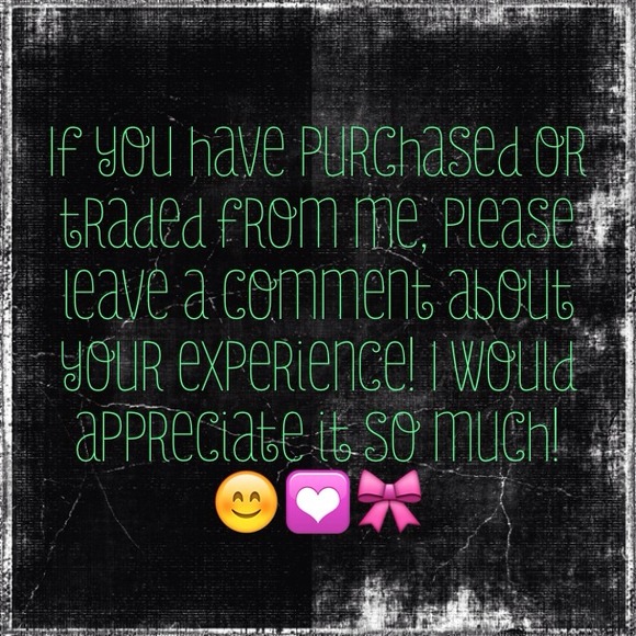 comments/suggestions from previous buyers/traders