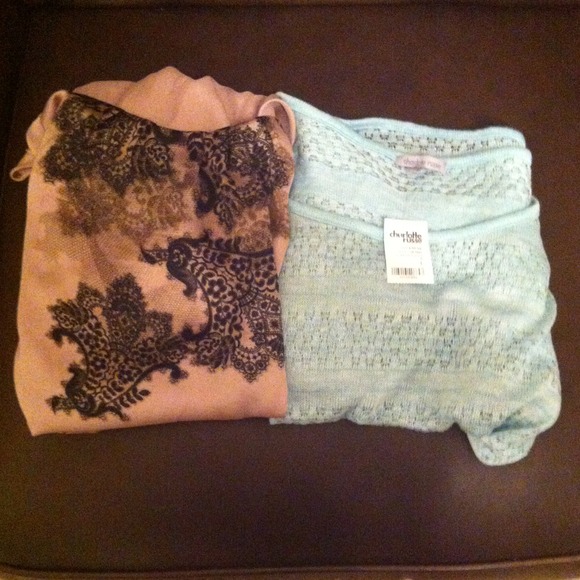 Fancy Top and knited top bundle for leahanne