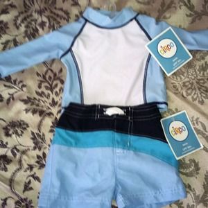 Brand new baby boy bathing suit
