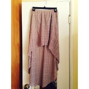 Lilac Hi-Low Skirt