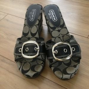 Lightly used coach wedges!