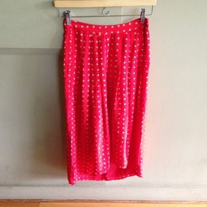 Madewell silk waterflower skirt, tags on