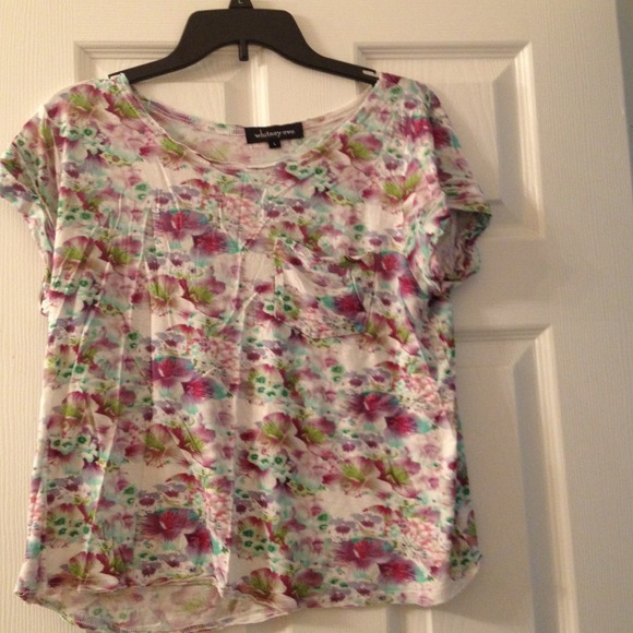 ^sold^Whitney Eve floral pocket tee