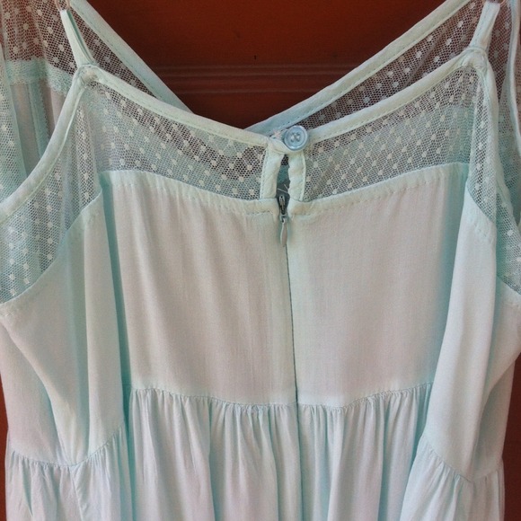 Mint High-Low Dress - Picture 3 of 4