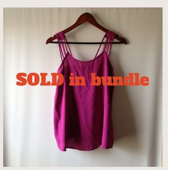 SOLD Magenta tank