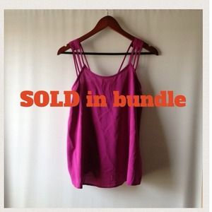 SOLD Magenta tank