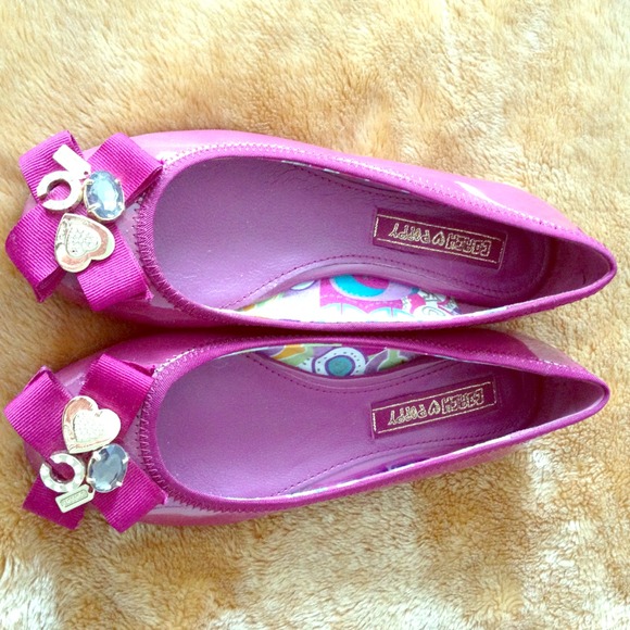 Sold!!! Purple coach poppy flats size 6.