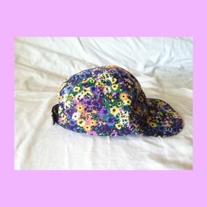 Forever 21 floral Velcro hat