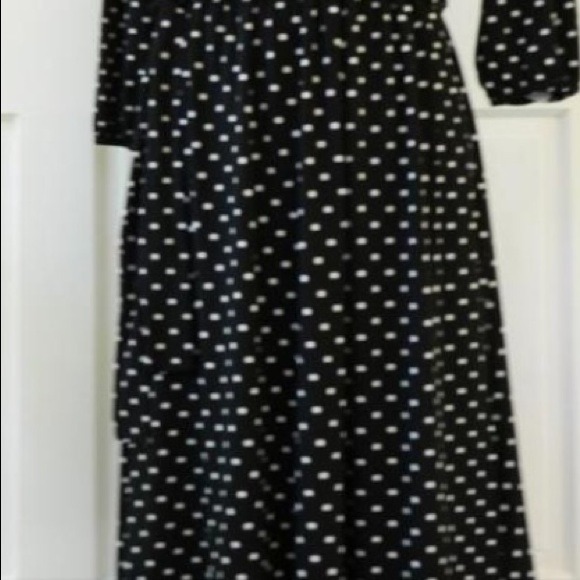 🎉HOST PICK🎉Kate Hill black polka dot dress - Picture 2 of 4