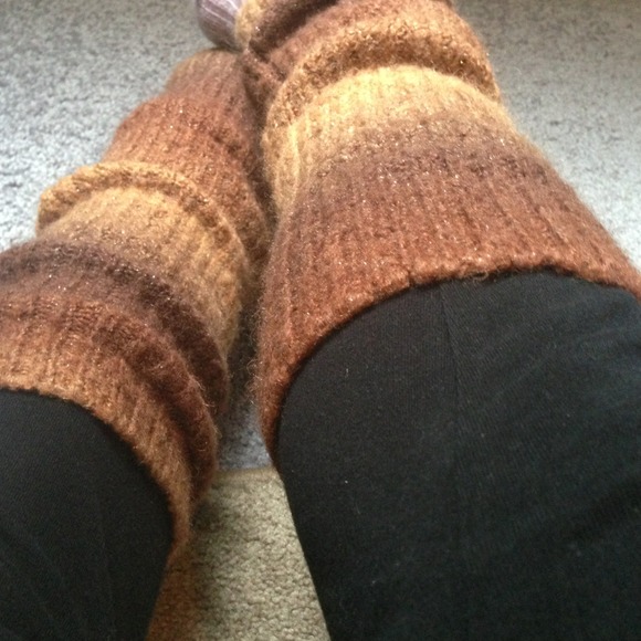 ❌❌Sold in Bundle❌❌Brown shades leg-warmers - Picture 2 of 3