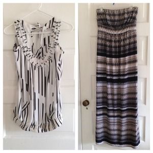 HOLD until 8/3 - tank and maxi dress