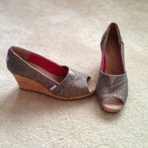 Tom's Wedge Heel (Worn Once)