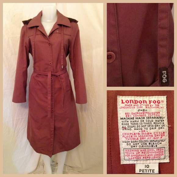 🎀 Beautifully Lined London Fog Trench 🐝 - Picture 2 of 4