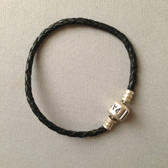 pandora braided leather bracelet