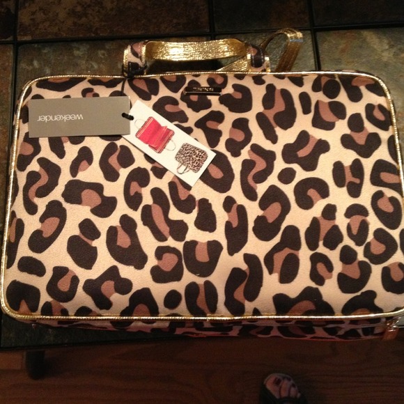 Trina weekender cosmetic bag.