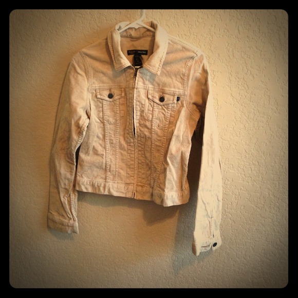 Abercrombie & Fitch tan corduroy jacket - Picture 1 of 2