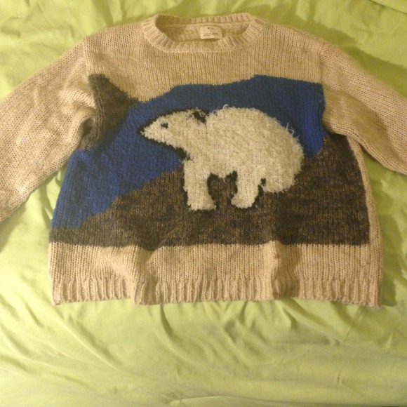 Urban outfitters polar bear sweater