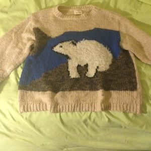 Urban outfitters polar bear sweater