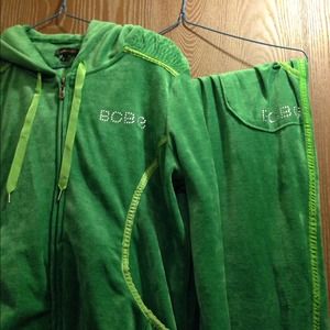 BCBG Velour sweat suit