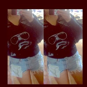 Long Sleeved Black Top