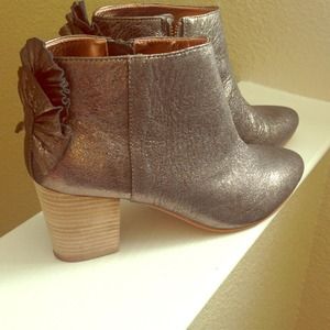 Miss Albright Metallic Booties