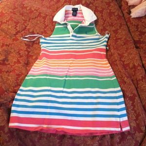 Polo Ralph Lauren striped colorful dress