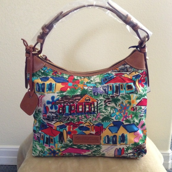 DOONEY & BOURKE NYLON PRINT ERICA SANDBAR