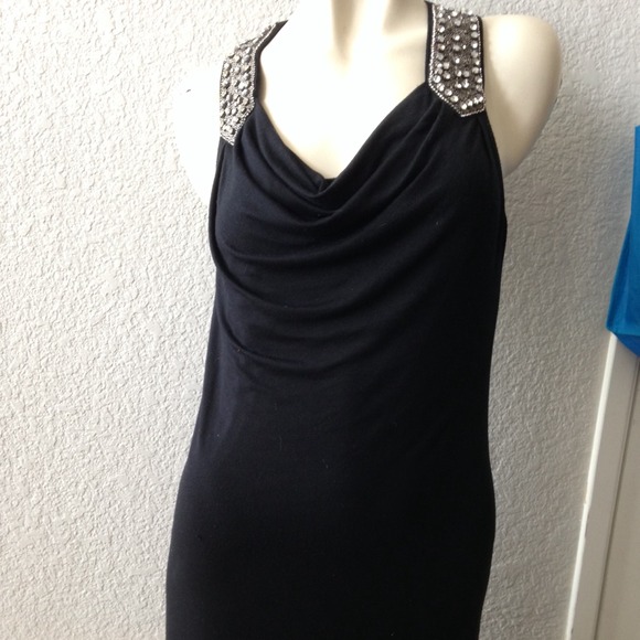 Bordeaux Los Angeles Black Dress - Picture 2 of 6