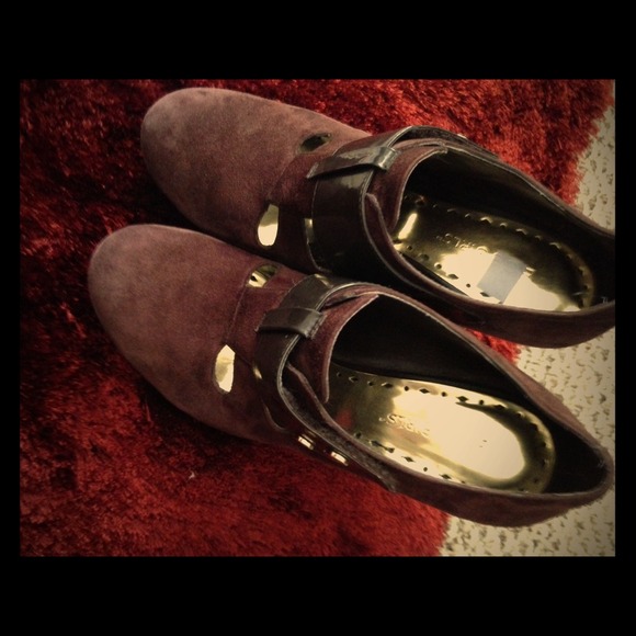 Brown BCBG with gold rims