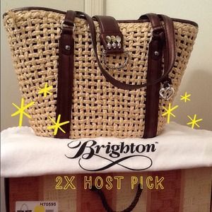 💯 Brighton Natalie straw tote 🌟2X Host Pick🌟