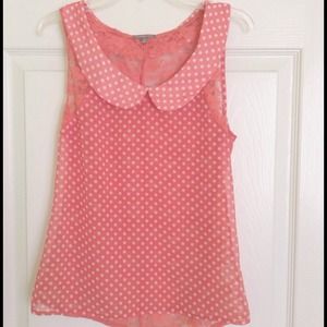 Charlotte Russe Peterpan Collar Top