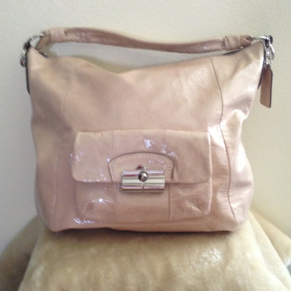 GENUINE COACH KRISTIN LARGE HOBO - PUTTY 16014