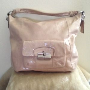 GENUINE COACH KRISTIN LARGE HOBO - PUTTY 16014